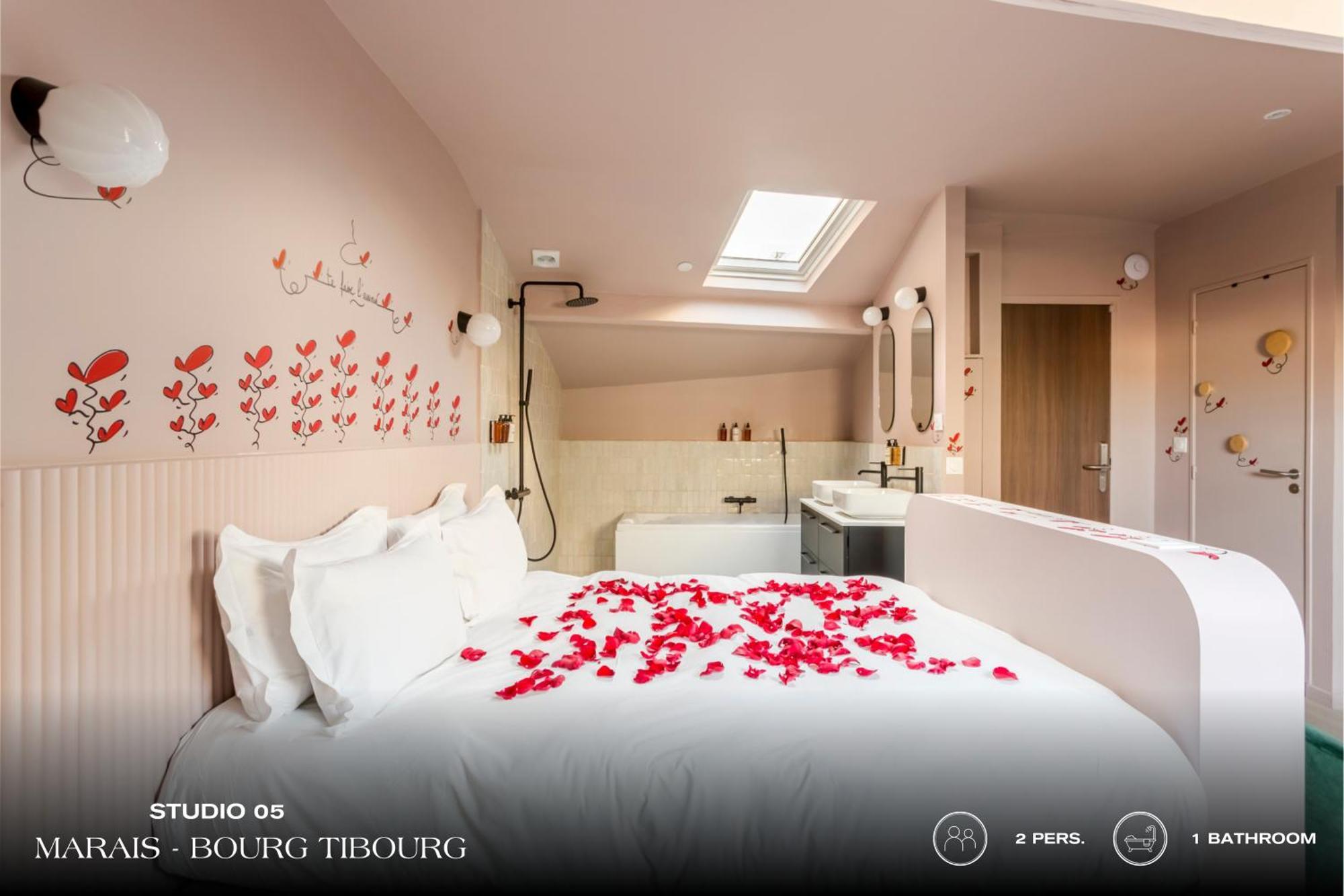 Beauquartier - Marais, Bourg Tibourg Lägenhet Paris Exteriör bild