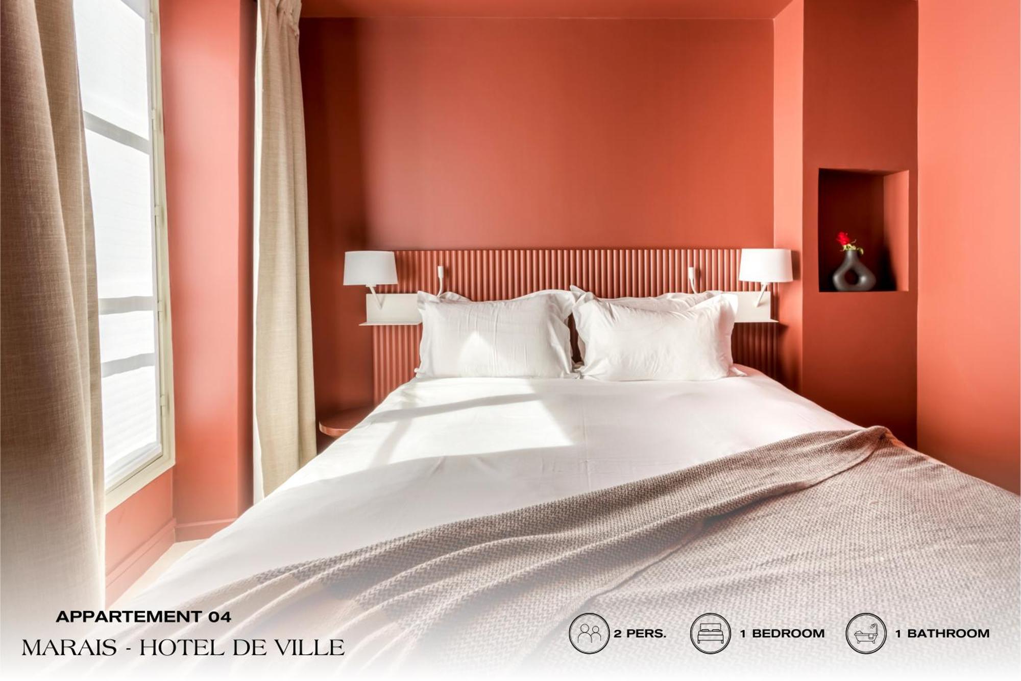 Beauquartier - Marais, Bourg Tibourg Lägenhet Paris Exteriör bild